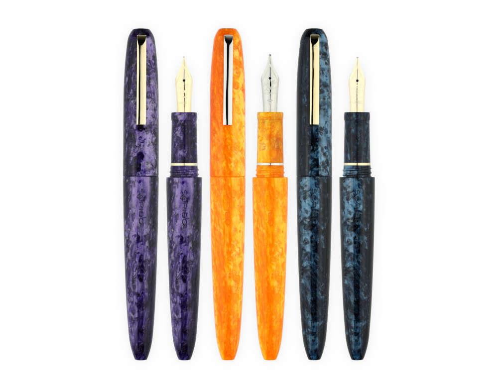 Stylo Plume Scribo Piuma Corniola, 14K, Edition Limitée, PIUFP15PL1403