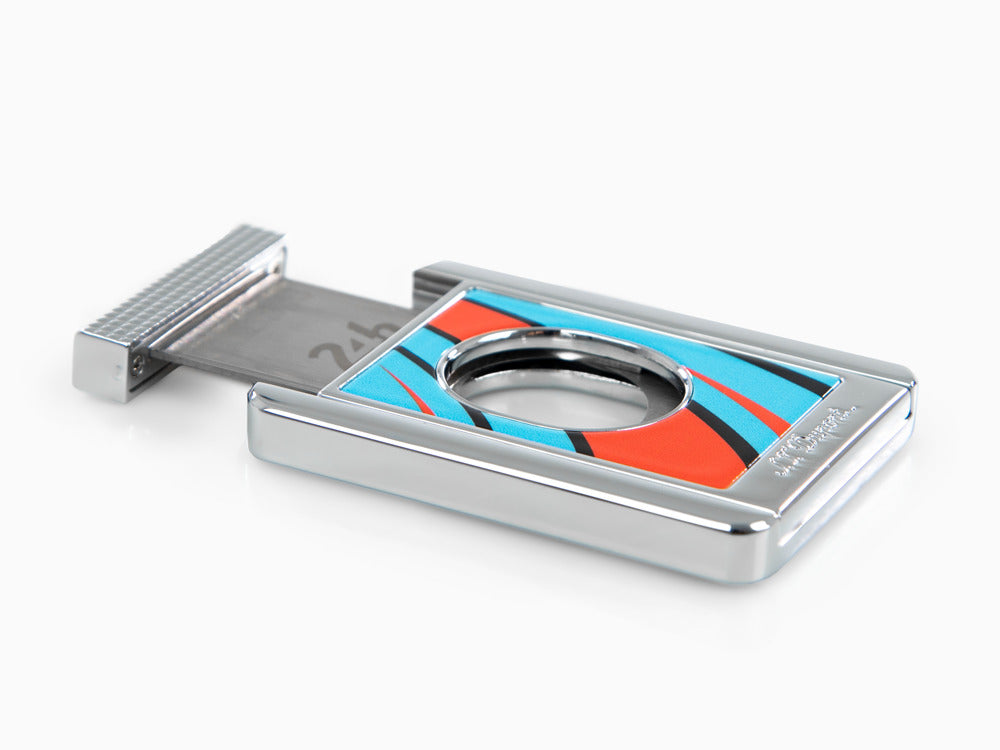 Coupe Cigare S.T. Dupont 24H Du Mans, Palladium, Laque, Bleu, 003489