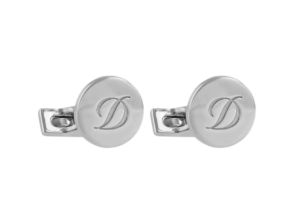 Boutons de Manchette S.T. Dupont D, Argent, 005837