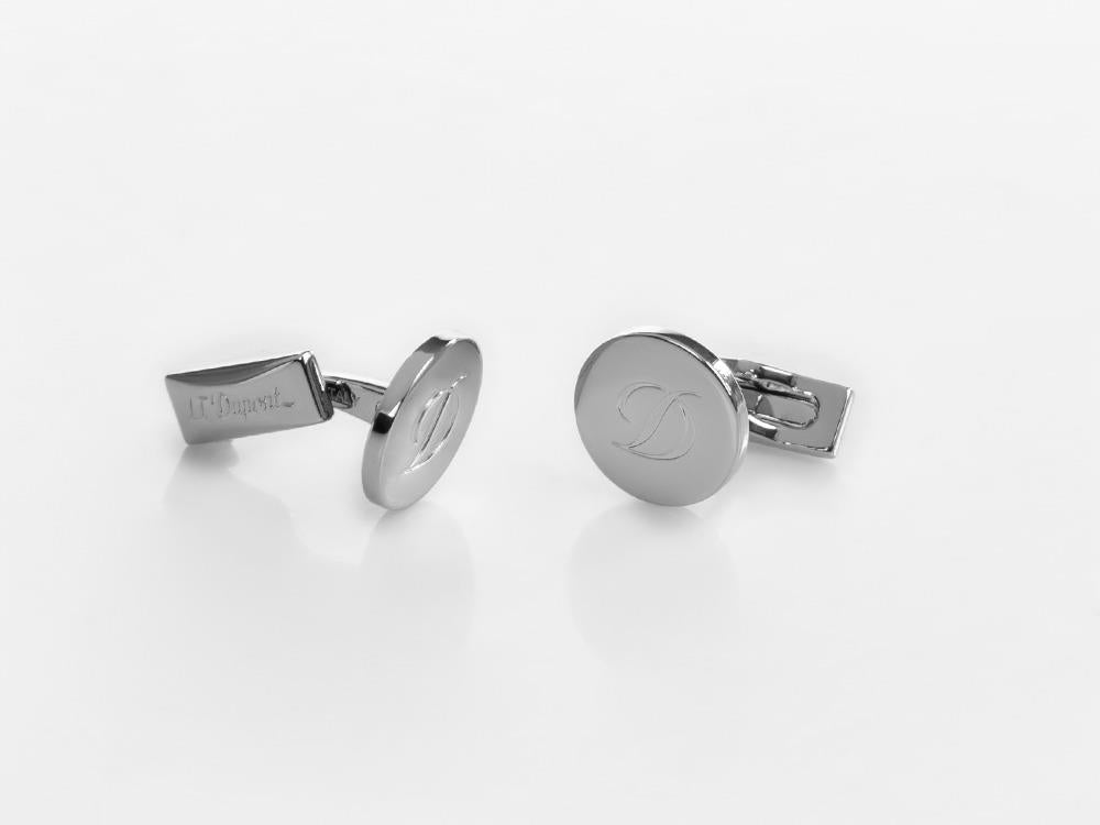 Boutons de Manchette S.T. Dupont D, Argent, 005837