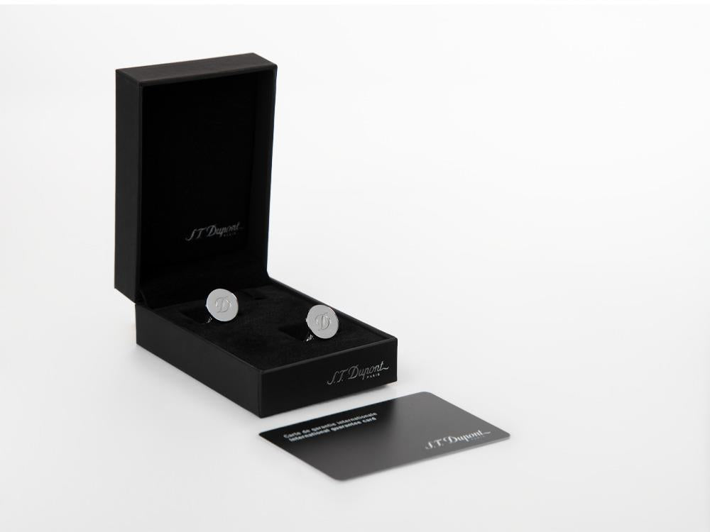 Boutons de Manchette S.T. Dupont D, Argent, 005837
