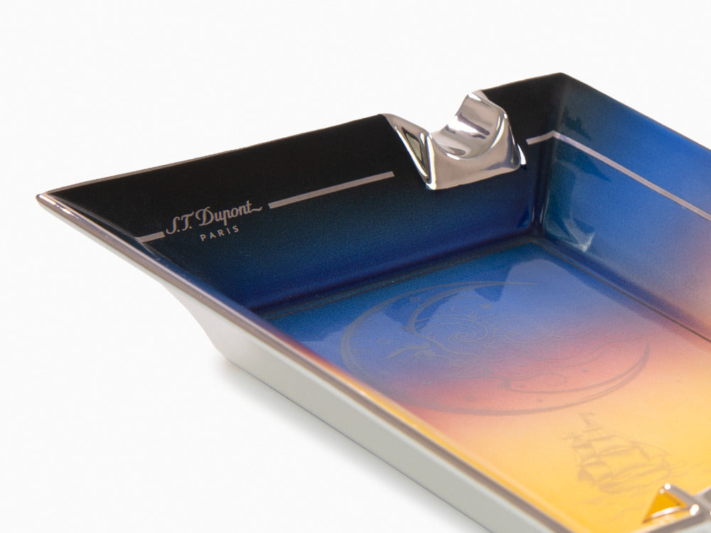 Cendriers S.T. Dupont Montecristo La Nuit, Porcelaine, Jaune, 006435