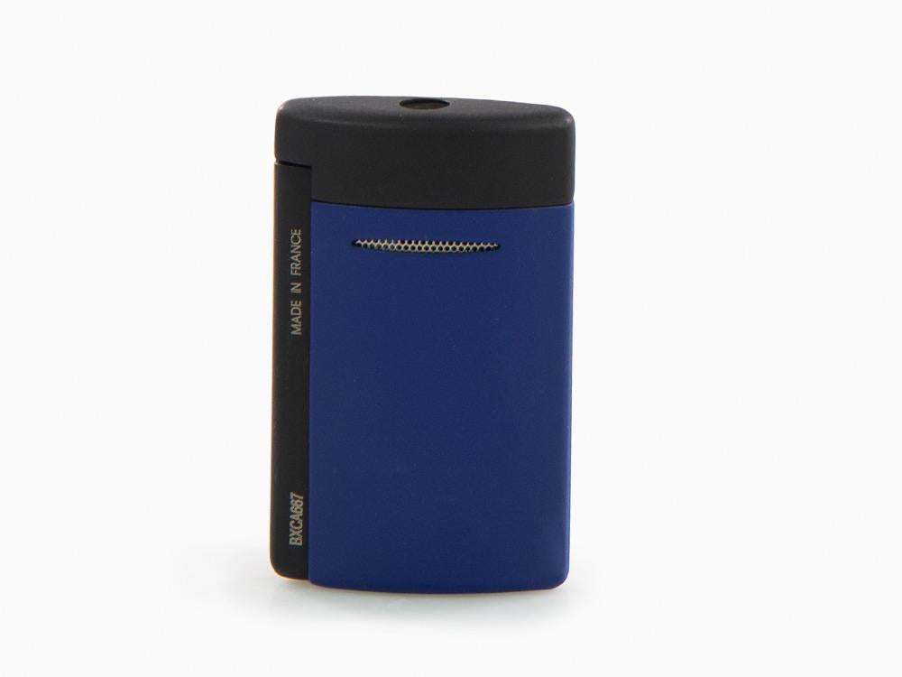 Briquet S.T. Dupont Velvet Animation Minijet Matte Ocean Blue, Bleu, 010860