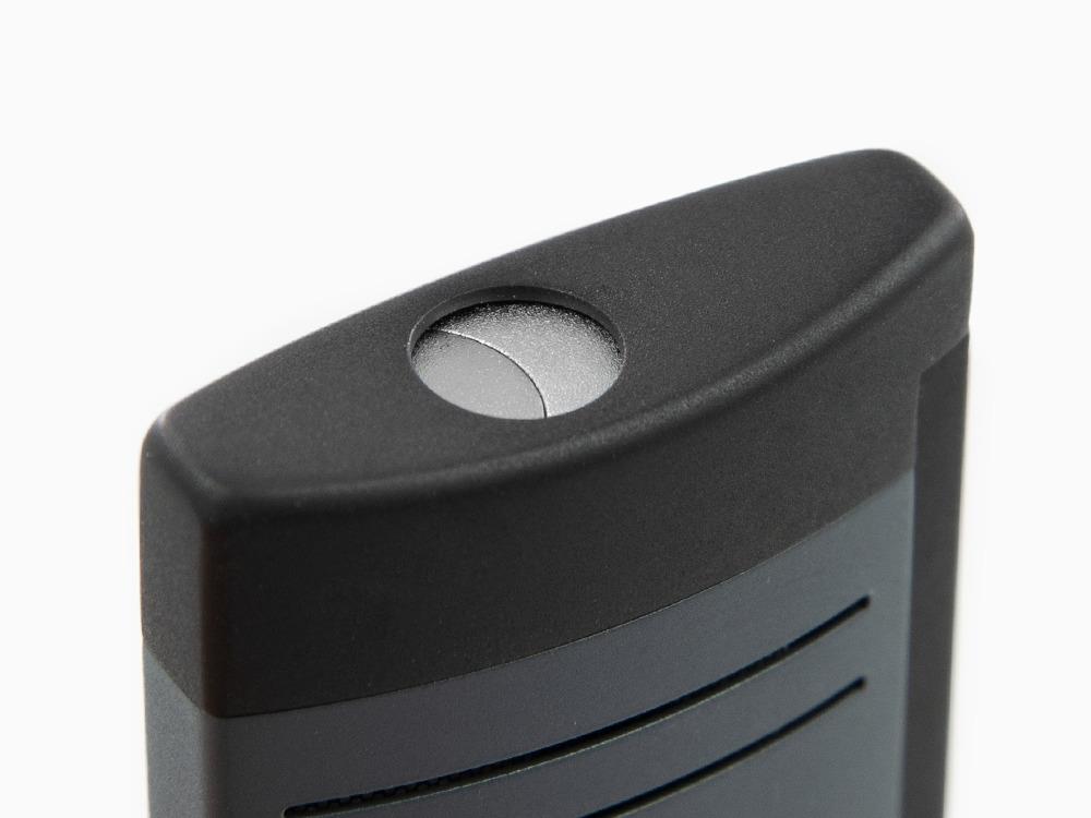 Briquet S.T. Dupont Maxijet Velvet Animation Graphite, Laque, Gris, 020166