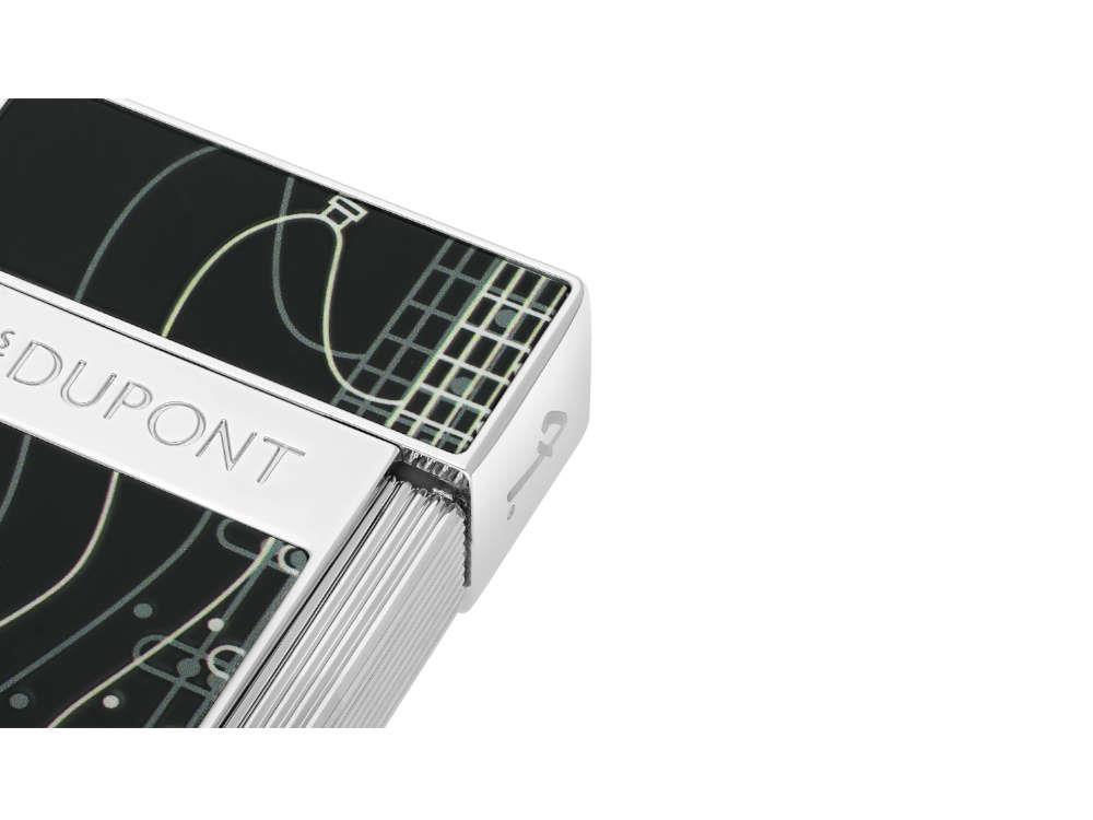 Briquet S.T. Dupont Fender Biggy, Noir, Édition Limitée, 025025