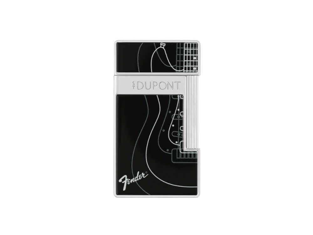Briquet S.T. Dupont Slimmy Behike, Laiton, Noir, Édition Limitée, 028025