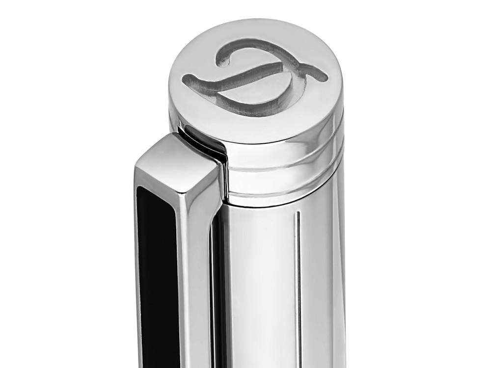 Stylo bille S.T. Dupont Classique, Laiton, Argent, 045075N