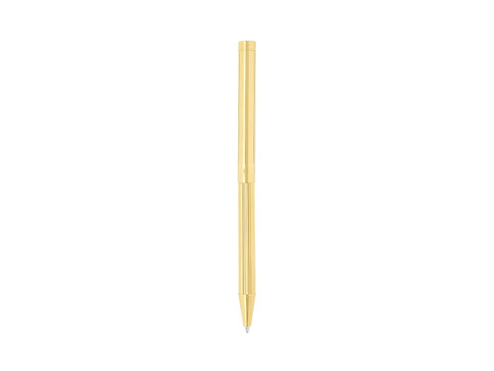 Stylo bille S.T. Dupont Classique, Laiton, Doré, 045078N