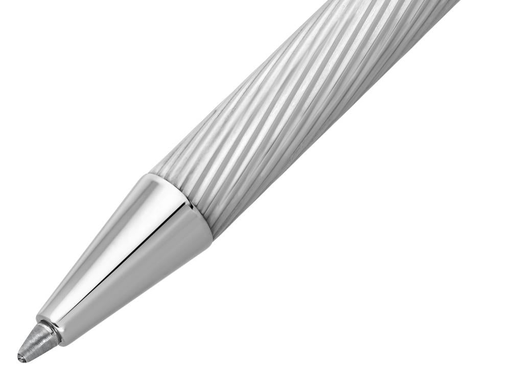 Stylo bille S.T. Dupont Classique, Laiton, Argent, 045079N