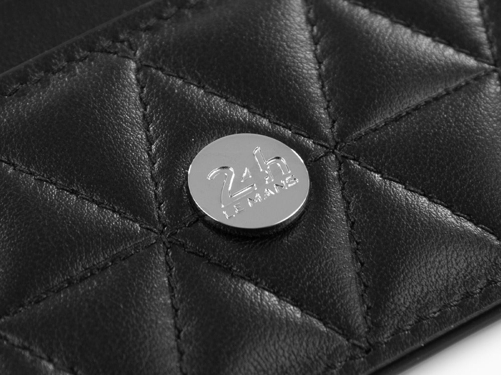 Porte-cartes S.T. Dupont 24H Du Mans, Cuir, Bleu, 6 Cartes de crédit, 161411