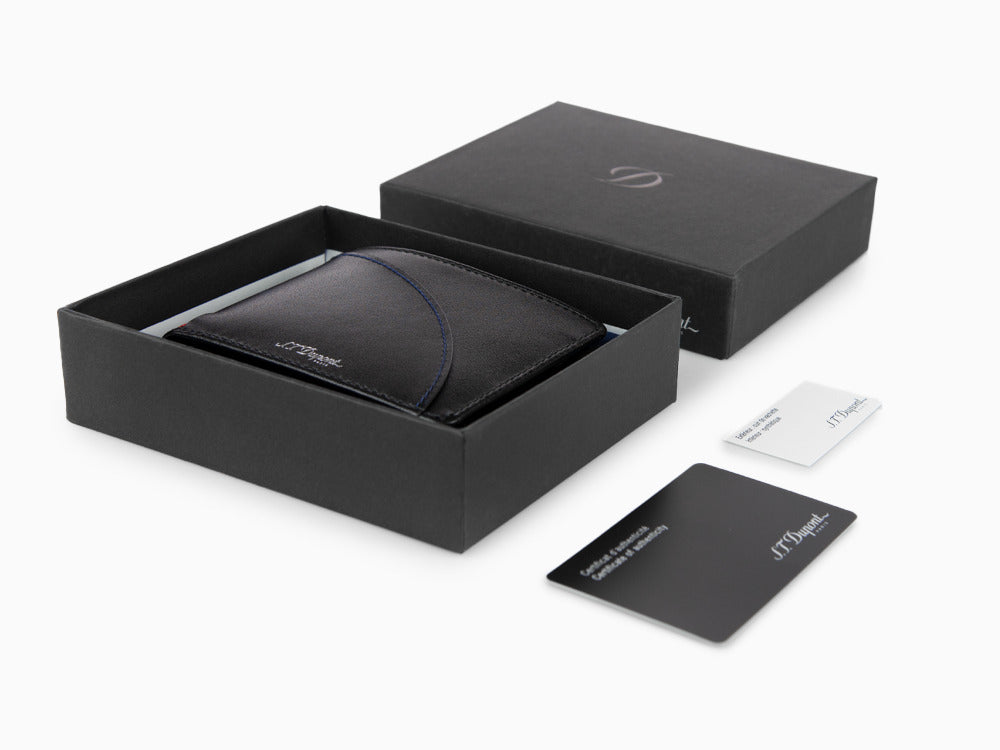 Portefeuille S.T. Dupont Défi Millennium, Cuir, Noir, 6 Cartes de crédit, 172003