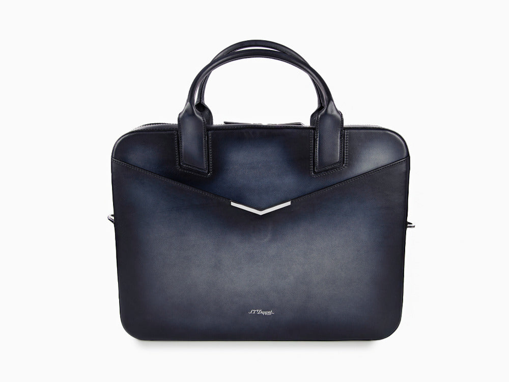 Porte documents S.T. Dupont Le Grand Atelier, Cuir, Bleu, 191365