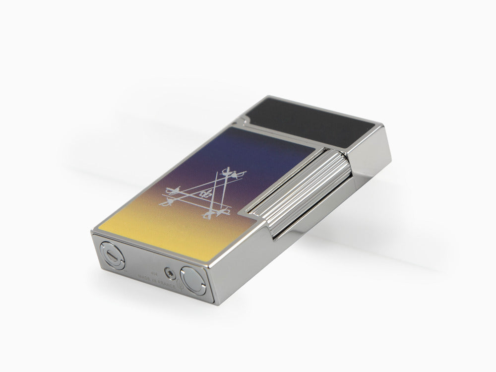 Briquet S.T. Dupont Ligne 2 Montecristo La Nuit, Attributs Palladium, C16035