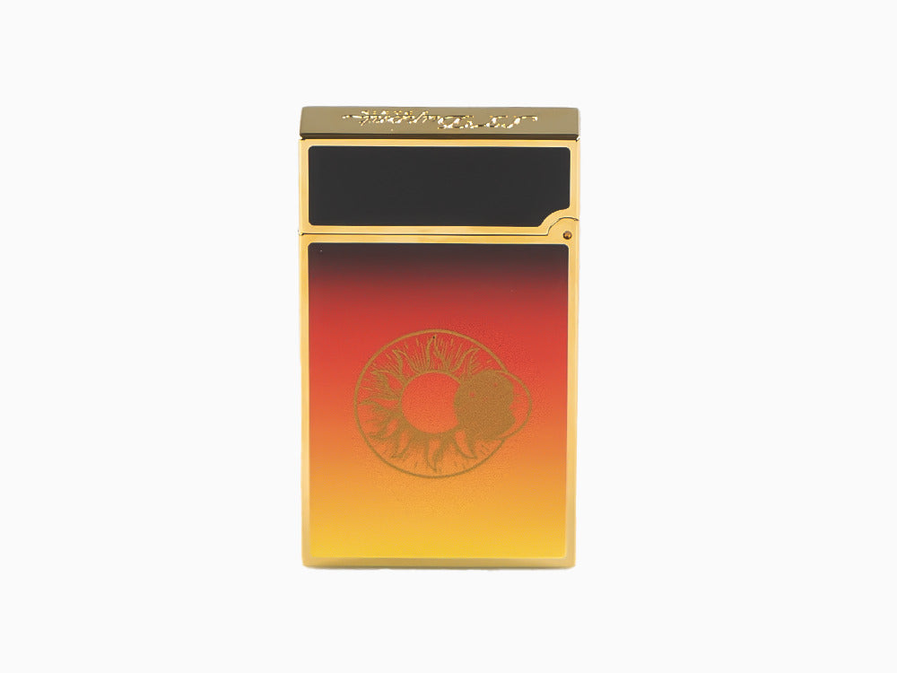Briquet S.T. Dupont Ligne 2 Cling Montecristo, Le Crépuscule, Orange, C16036
