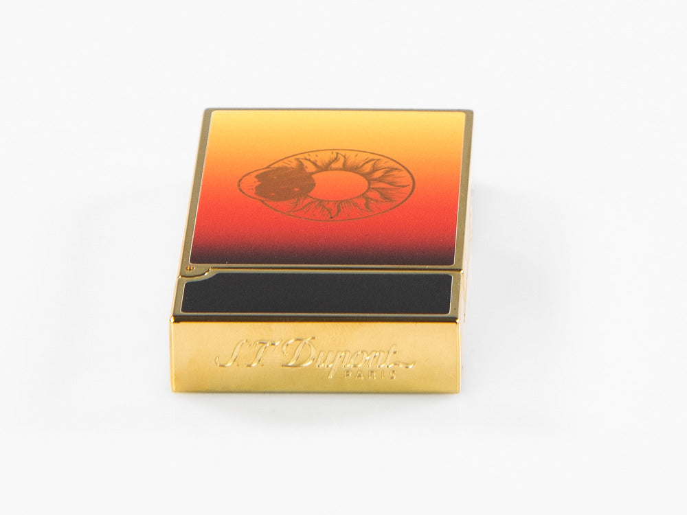 Briquet S.T. Dupont Ligne 2 Cling Montecristo, Le Crépuscule, Orange, C16036