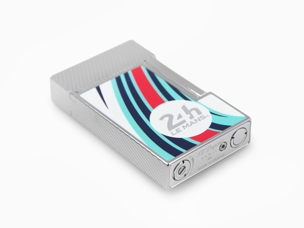 Briquet S.T. Dupont 24H Du Mans Ligne 2, Palladium, Blanc, C16088