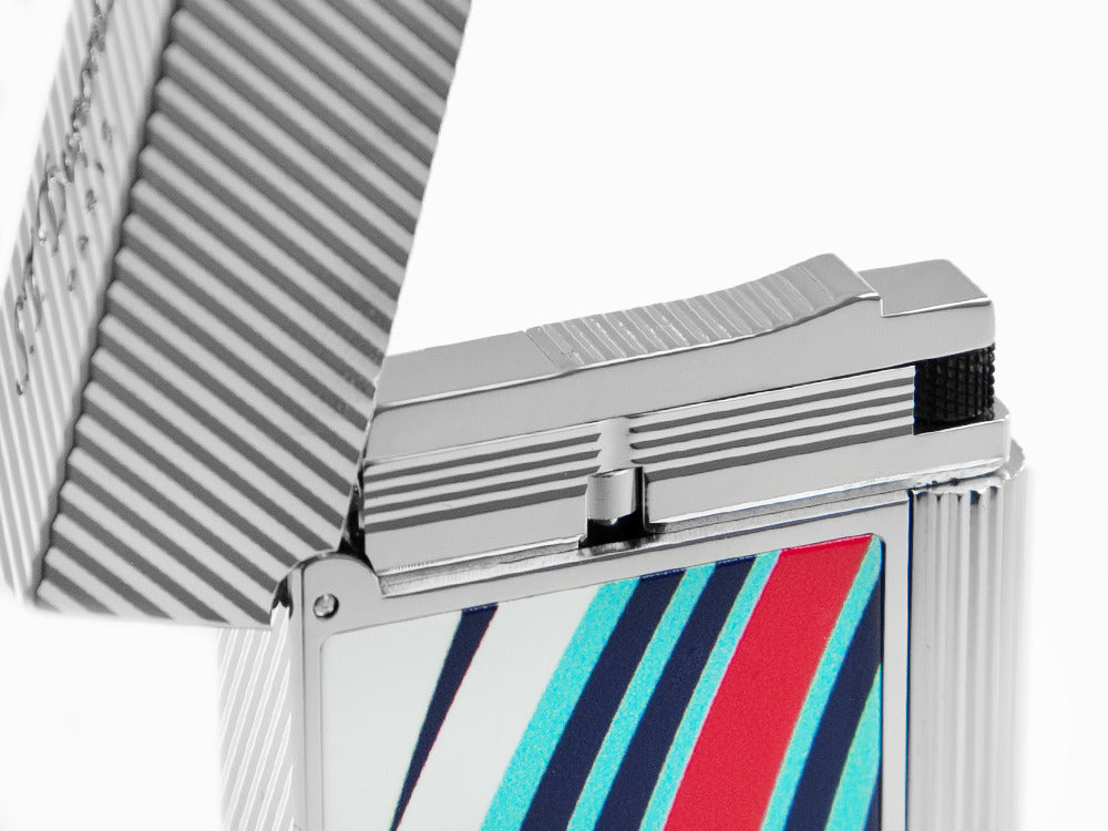 Briquet S.T. Dupont 24H Du Mans Ligne 2, Palladium, Blanc, C16088