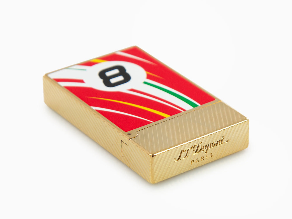 Briquet S.T. Dupont 24H Du Mans Ligne 2, Palladium, Rouge, C16090