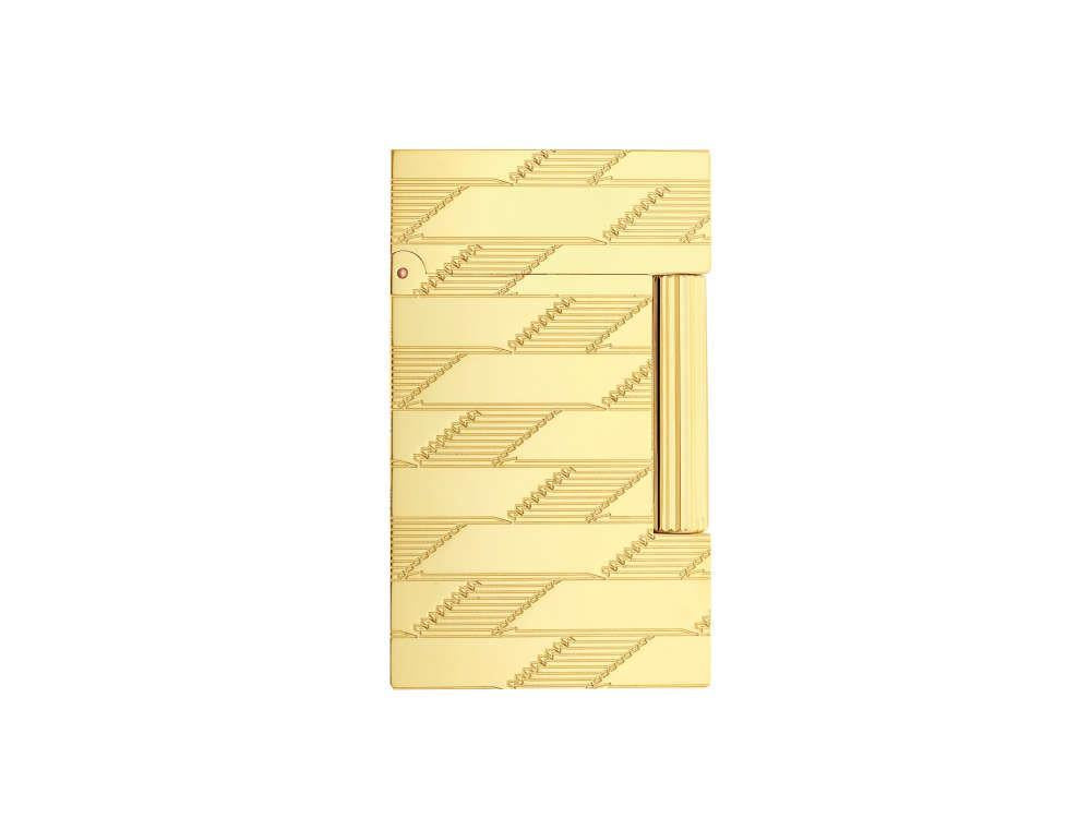 Briquet S.T. Dupont Ligne 2 Monogram 1872, Doré, Édition Limitée, C16178