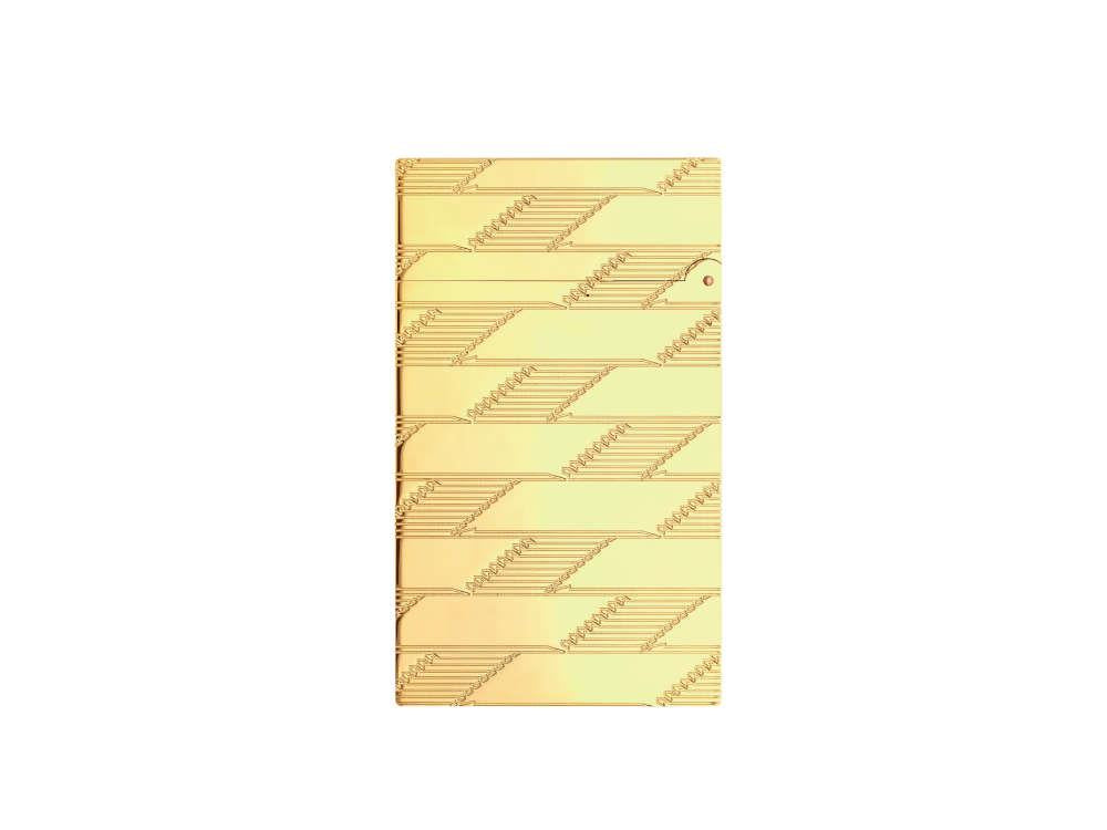 Briquet S.T. Dupont Ligne 2 Monogram 1872, Doré, Édition Limitée, C16178