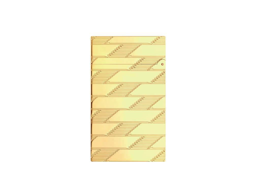 Briquet S.T. Dupont Ligne 2 Monogram 1872, Doré, Édition Limitée, C16178