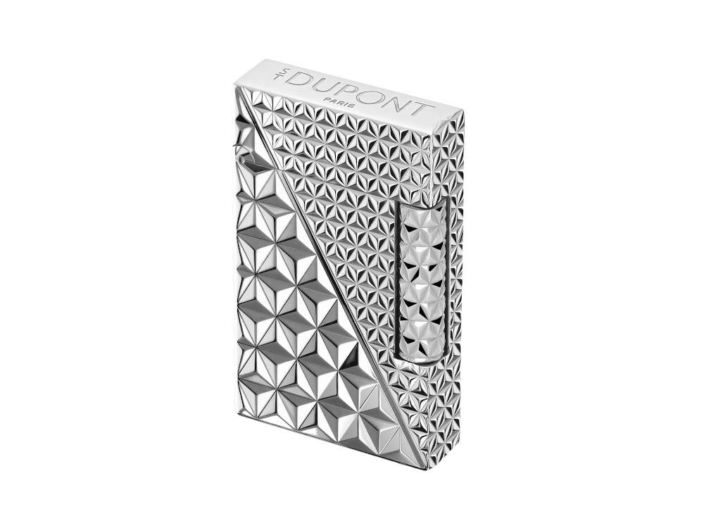 Briquet S.T. Dupont L2  Double Fire X, Laiton,Palladium, Argent, C16645