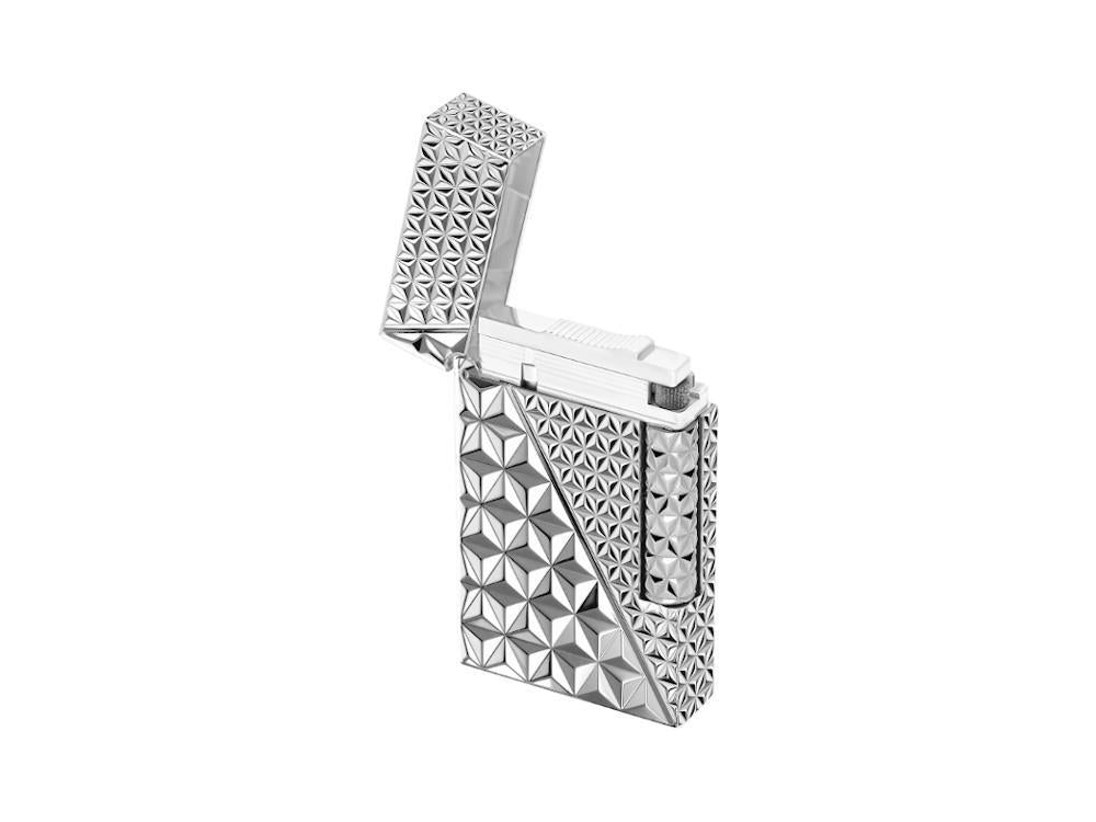 Briquet S.T. Dupont L2  Double Fire X, Laiton,Palladium, Argent, C16645