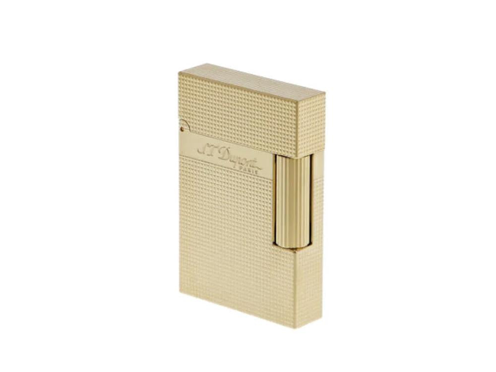 Briquet S.T. Dupont Ligne 2 Small Micro Diamond, Palladium, Plaqué or, C18692