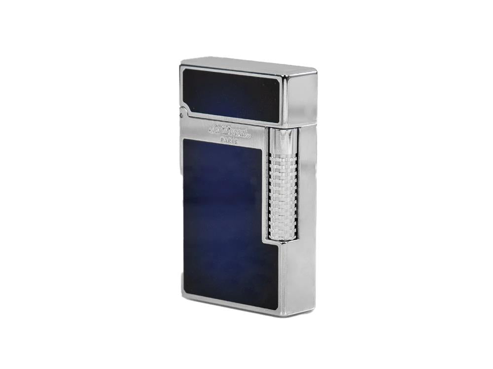 Briquet S.T. Dupont Ligne 2 New Le Grand Sunburst, Palladium, Bleu, C23013