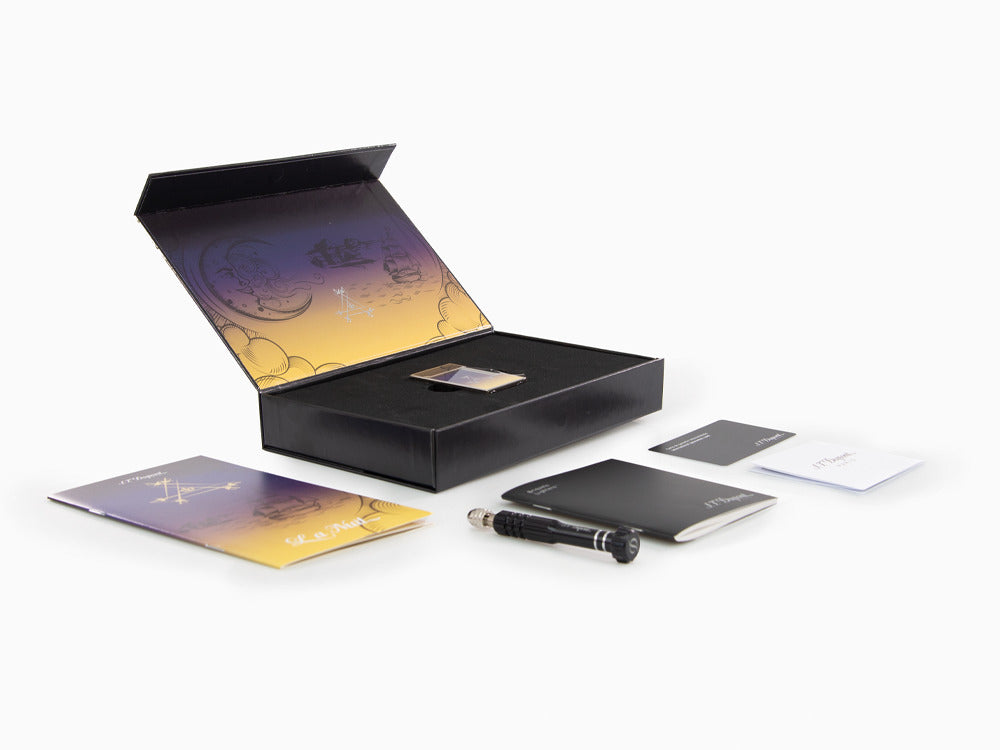 Briquet S.T. Dupont LeGrand Montecristo La Nuit, Attributs Palladium, C23035