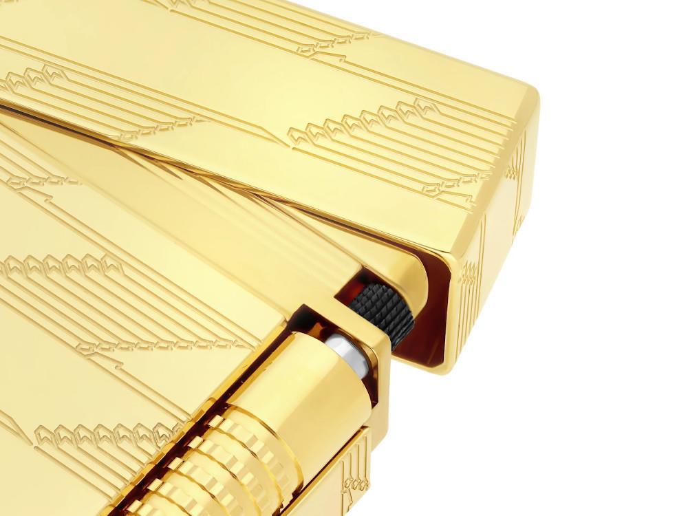 Briquet S.T. Dupont Le Grand Monogram 1872, Doré, Édition Limitée, C23178