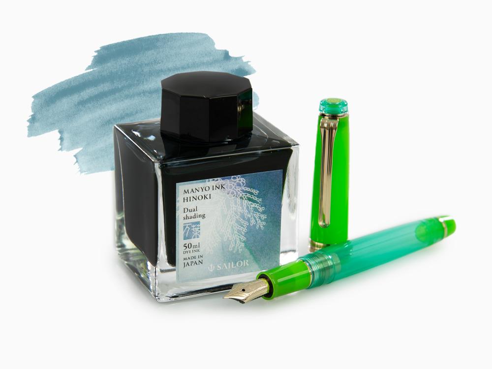 Stylo Plume Sailor PG Slim Manyo II Grass, Édition spéciale, 10-2558-360