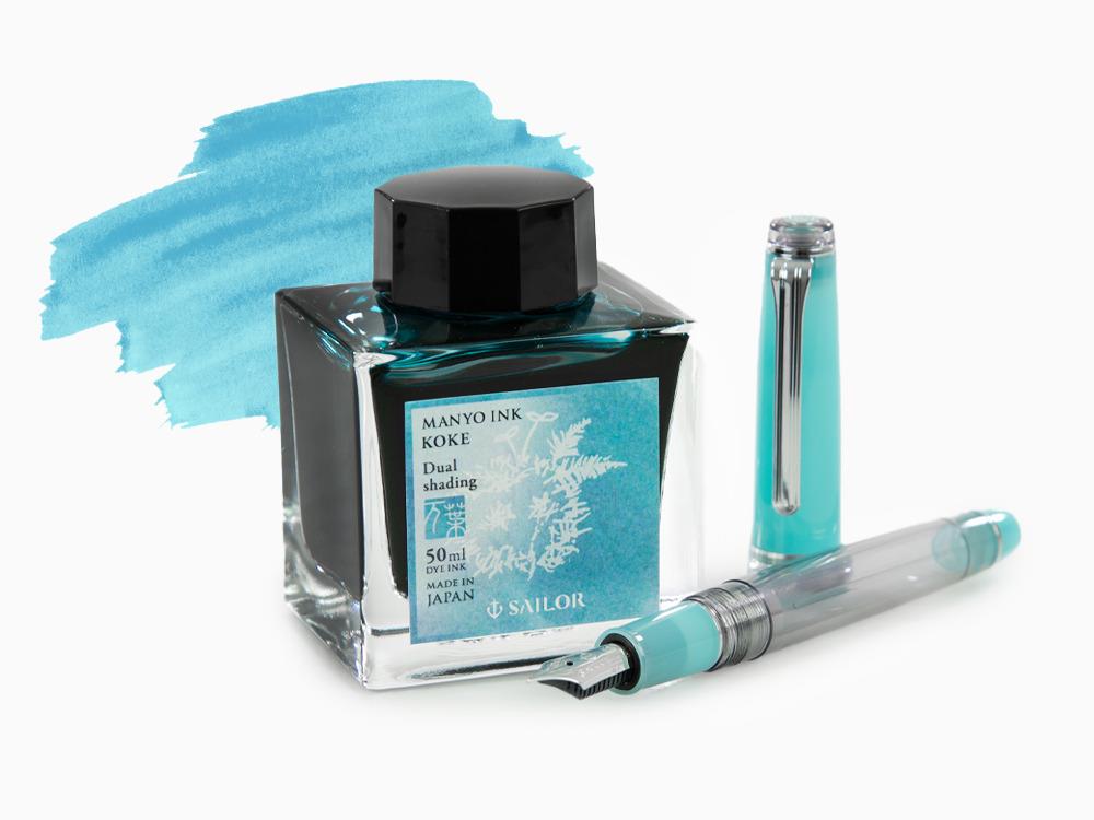 Stylo Plume Sailor PG Slim Manyo II Moss, Édition spéciale, 10-2562-321