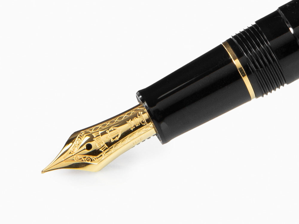 Stylo Plume Sailor 1911 Standard Series, Noir, Attributs Or, 11-1219-420