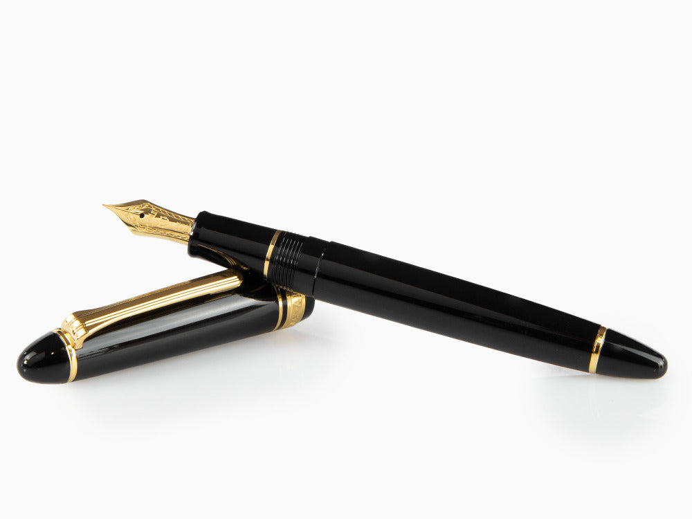 Stylo Plume Sailor 1911 Standard Series, Noir, Attributs Or, 11-1219-420