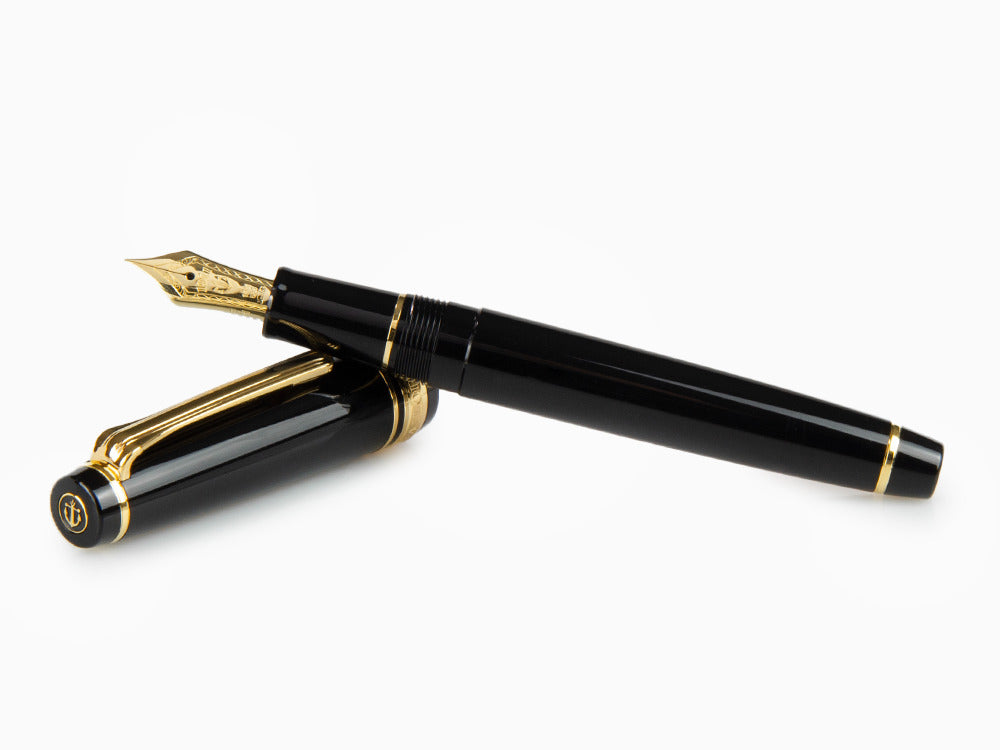 Stylo Plume Sailor Professional Gear Slim Gold, Noir, 11-1221-420