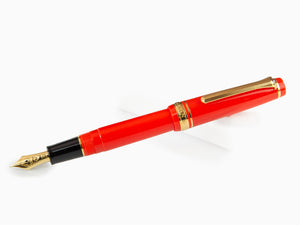 Stylo Plume Sailor Professional Gear Slim Gold, Or, Rouge, 11-1221-430