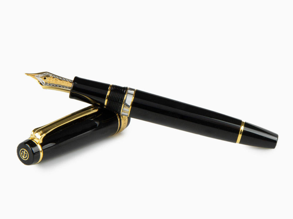 Stylo Plume Sailor Professional Gear Realo, Noir, Or, 11-3926-420