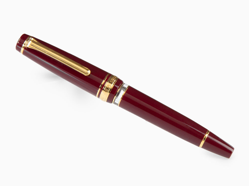 Stylo Plume Sailor Professional Gear Realo, Maroon, Or, 11-3926-432
