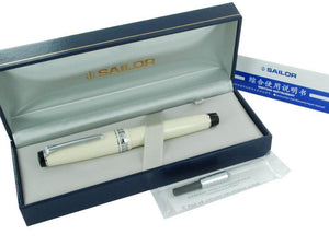 Stylo Plume Sailor Professional Gear Color, Ivory, Chrome, 11-9280-417