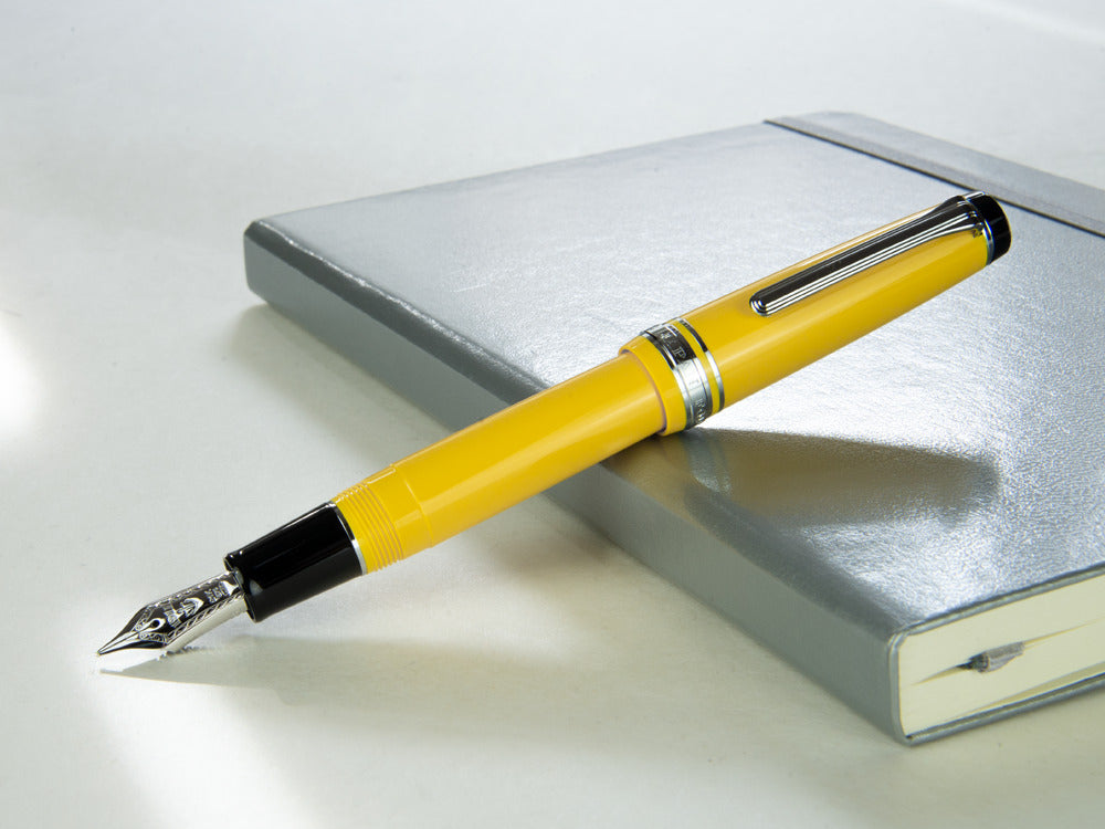 Stylo Plume Sailor Professional Gear Color, Jaune, Chrome,11-9280-470