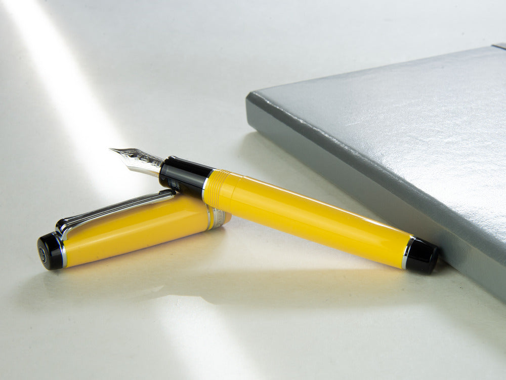 Stylo Plume Sailor Professional Gear Color, Jaune, Chrome,11-9280-470