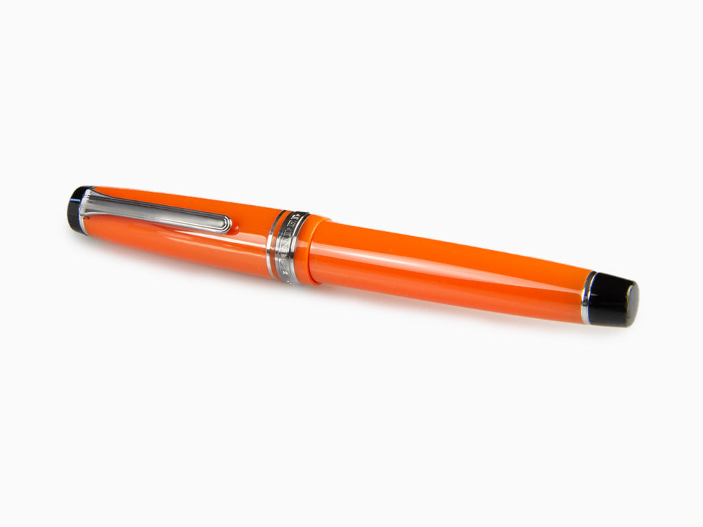 Stylo Plume Sailor Professional Gear Color, Orange, Attributs chromés