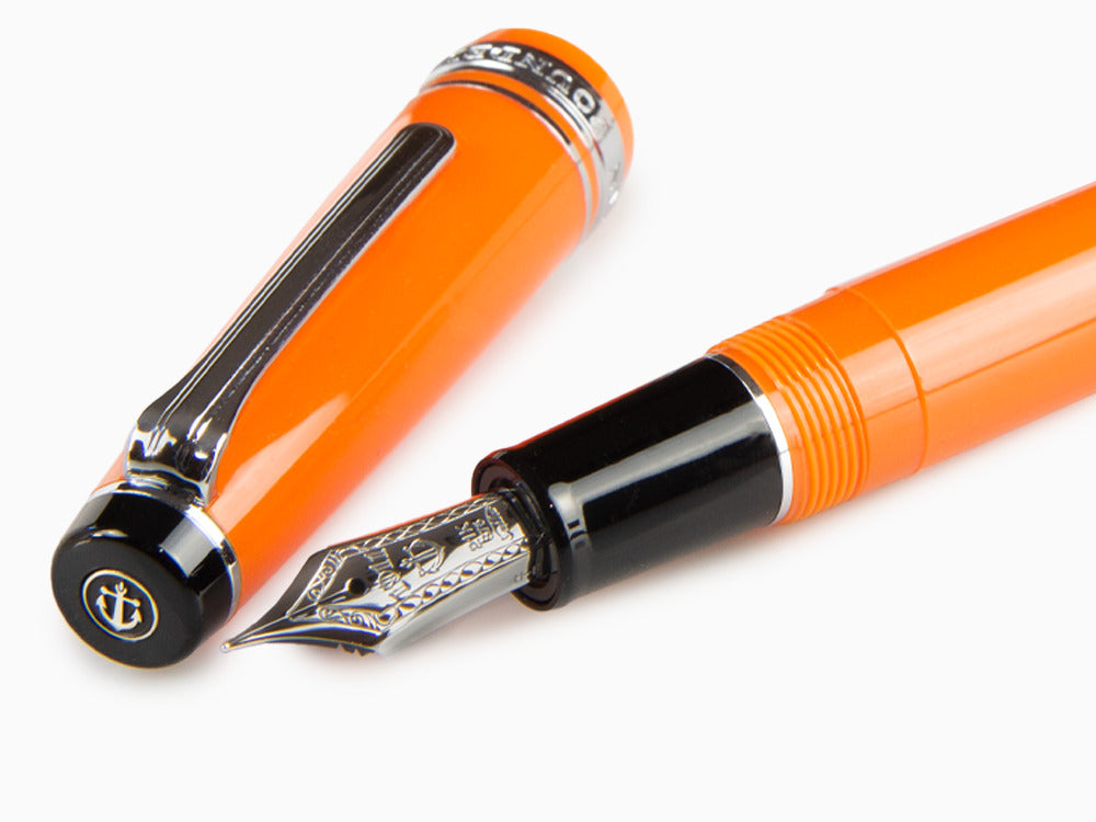 Stylo Plume Sailor Professional Gear Color, Orange, Attributs chromés