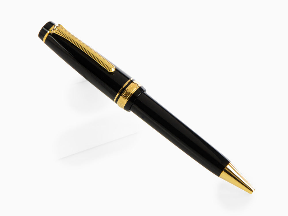 Stylo bille Sailor Professional Gear Gold, Noir, Attributs or 24k, 16-1036-620
