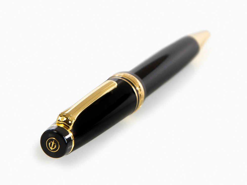 Stylo bille Sailor Professional Gear Gold, Noir, Attributs or 24k, 16-1036-620