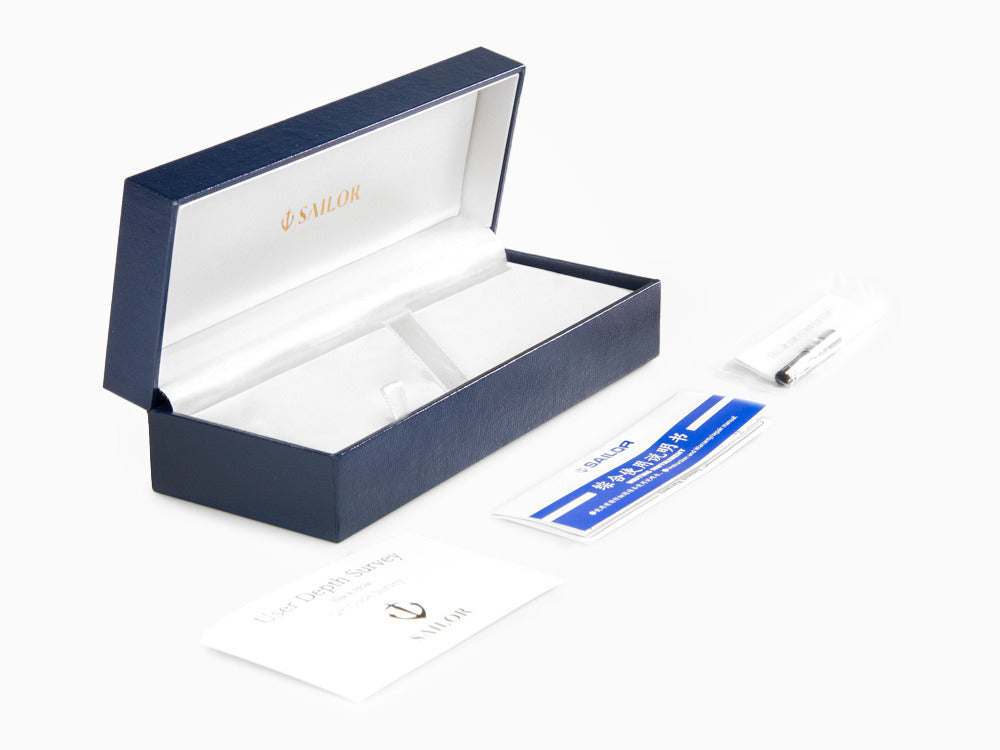 Portemine Sailor Professional Gear Silver, Attributs chromés, 21-1037-720