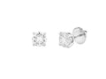 Solitario Boucles d’Oreilles Taille Brillant en Or Blanc 18K de 1.9 ct, CEW10006