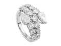 Solitario Bague Serpent en Or Blanc 18K de 3 ct, NLW00031-13
