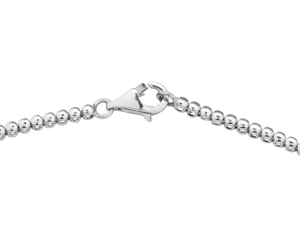 Solitario Collier Rivière en Or Blanc 18K de 3.5 ct, OAW10051
